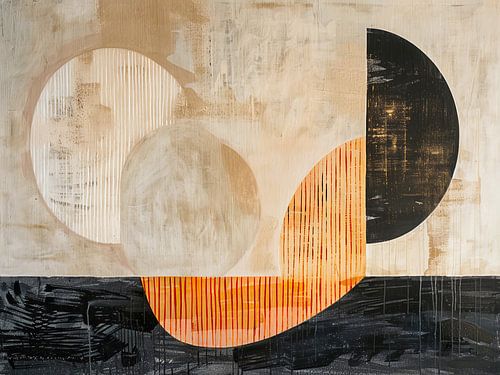 Modern abstract schilderij