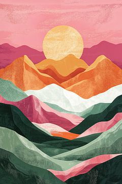 Sonnenaufgang im Rainbow Valley von Studio BB