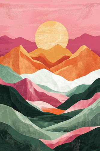 Sunrise in the Rainbow Valley