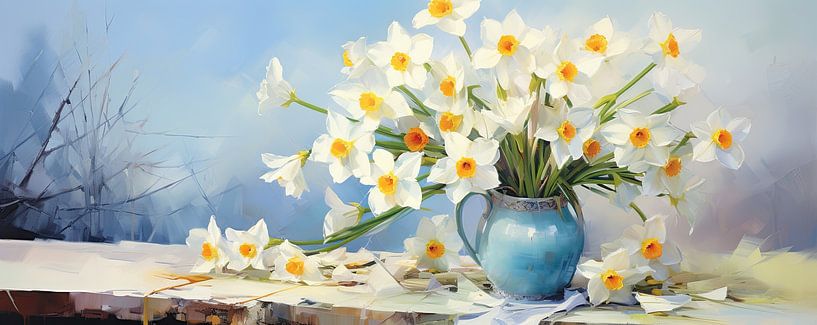 Narcissus | daffodils by Eye catching paintings