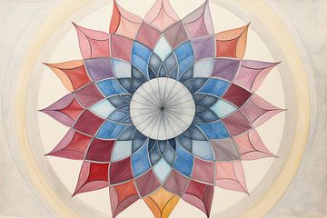 Mandala-Arbeit 205914 von Abstraktes Gemälde