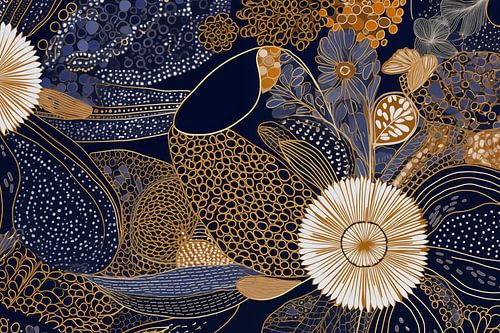 Abstract Flowers and Patterns