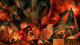 Judgement Day: a Cubist panorama