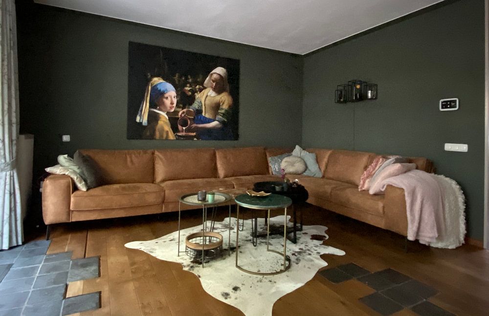 Girl with a Pearl Earring  -  the milkmaid - Johannes Vermeer  by Lia Morcus 