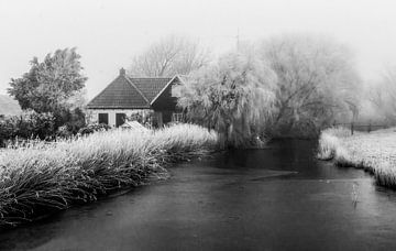 Winter in Friesland van Sidney Portier
