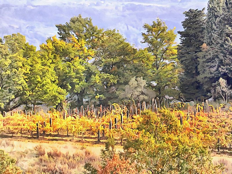 Tuscan Countryside in Autumn by Dorothy Berry-Lound