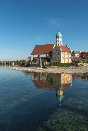 Wasserburg on Lake Constance with St George’s Church