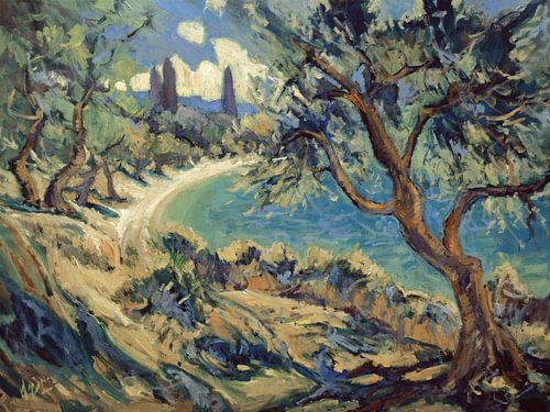 Rotspad naar Marmari Beach