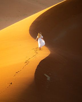 The splendor of the sand deserts in Sossusvlei, Namibia by Sanne Molenaar