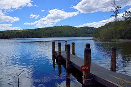 Kleine Anlegestelle am Wallagaraugh River von Frank's Awesome Travels
