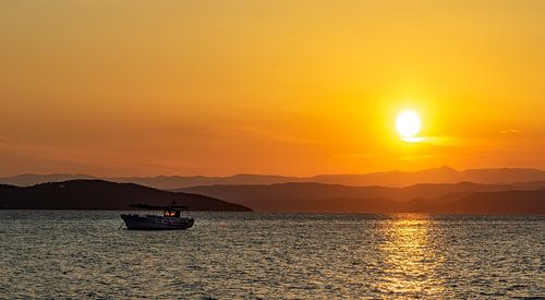 Abendsonne in Ouranoupoli (Griechenland)
