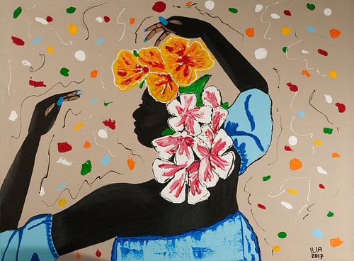 Dansende dame