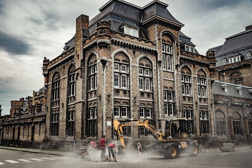 Paysage de rue Gand - Belgique par Mischa Corsius