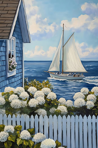 Hydrangea Cottage-Segel