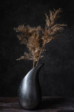 Stilleben &quot;Die silberne Vase&quot; von Mariette Kranenburg