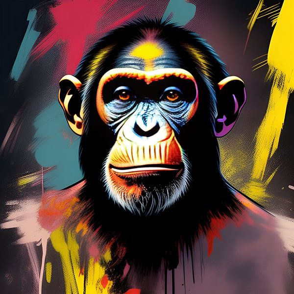 Graffiti Chimp Crescendo van The Art Kroep