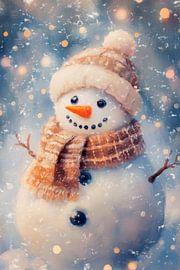 Snowman winter magic by Poster Art Shop