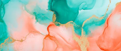 Aquarelkunst in zachte tinten