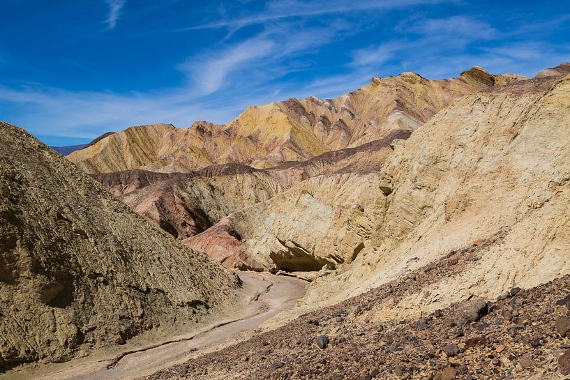 Death Valley's Goldener Canyon Pfad von Peter Leenen