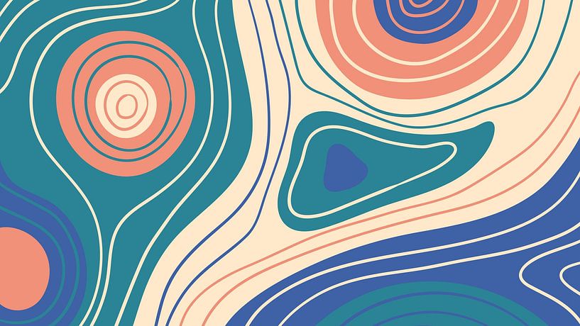 Organic shapes by Mad Dog Art
