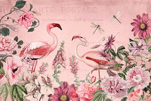 Tropical Flamingo Garden