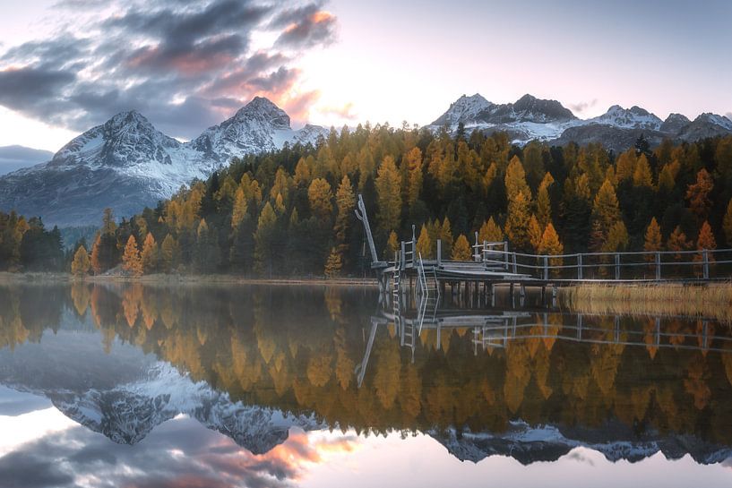 Coucher de soleil automnal par Markus Stauffer