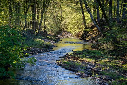 rivierstroom naar Cascade Blangy frankrijk