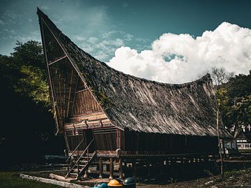 Batik huizen in Indonesie van Wesley Klijnstra