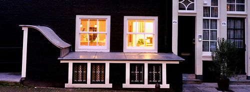 Amsterdam, Reguliersgracht pothuis in kleur