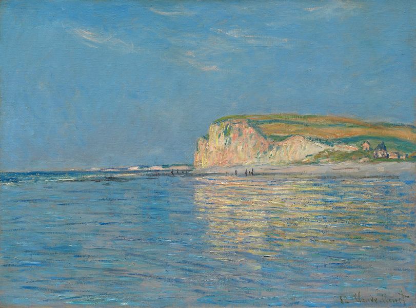 Ebbe in Pourville, bei Dieppe, Claude Monet von Meesterlijcke Meesters