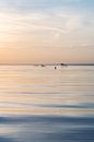 Abends schwimmen spazieren im Balaton zum Sonnenuntergang mit ruhigem Wasser von Daniel Pahmeier Miniaturansicht