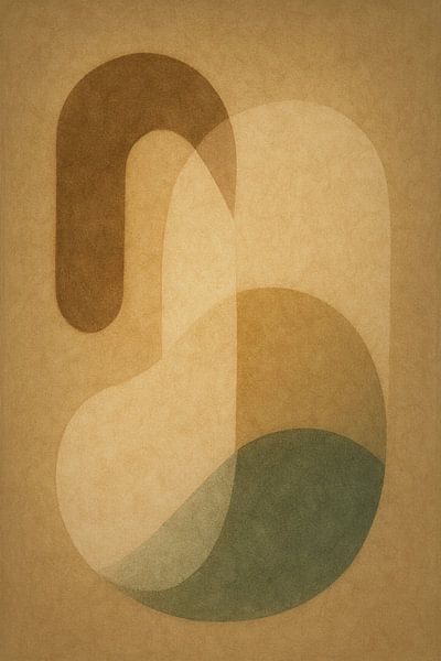 Abstract Schaduwspel van Moonheart Artworks