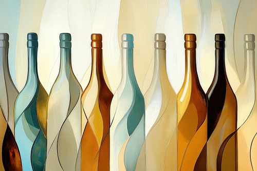 Flaschen abstrakt