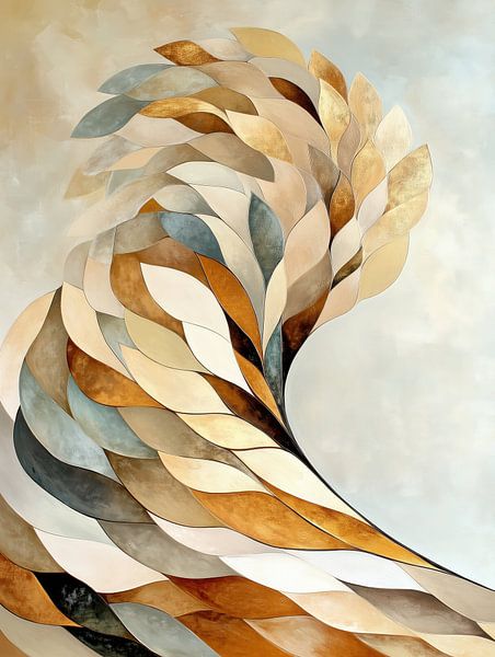 Modern abstracte vormen van Bert Nijholt