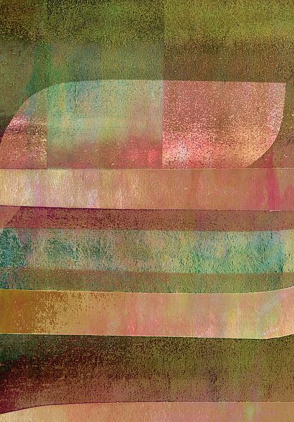 Abstract Geometric Retro Shapes by FRESH Fine Art