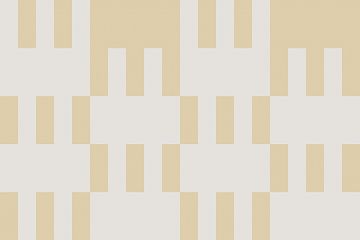 Schaakbordpatroon. Moderne abstracte minimalistische geometrische vormen in geel en wit 23 van Dina Dankers