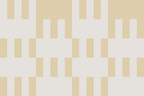 Schaakbordpatroon. Moderne abstracte minimalistische geometrische vormen in geel en wit 23