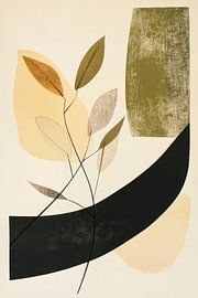 Abstract plant art by Poster Art Shop