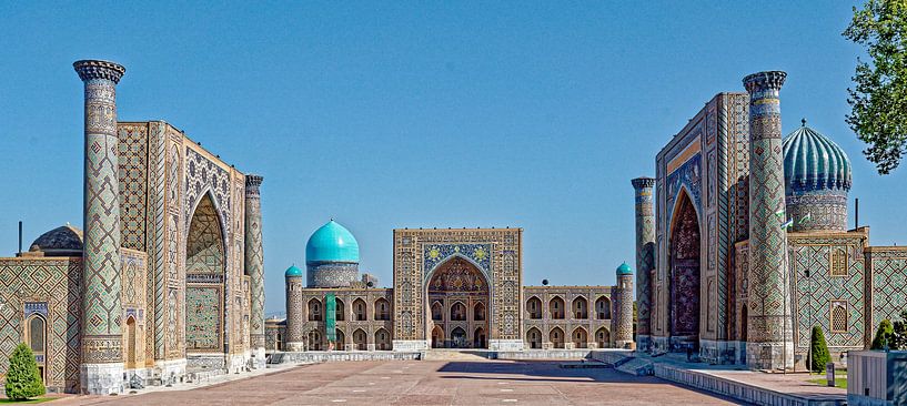 Registan-Platz, Samarkand, Usbekistan von Imageditor