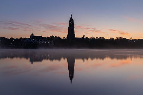Sonnenaufgang am Rhenen