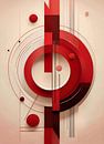 Abstract in red van Digital Art Studio thumbnail