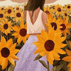 Sunflower Evenings by Goed Blauw