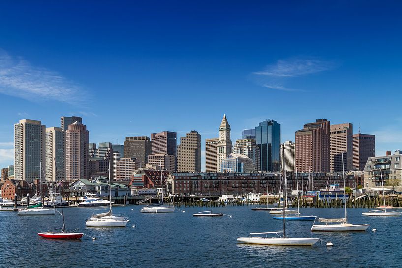 BOSTON Skyline | North End & Financial District von Melanie Viola