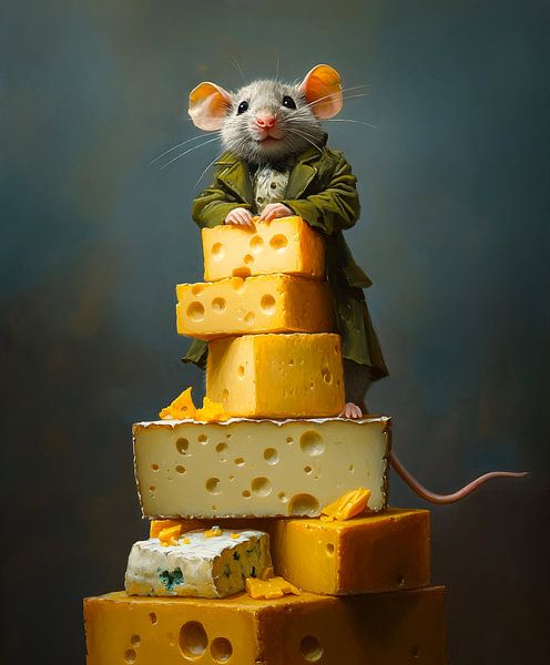 The Mouse with Big Ambitions: A Cheese Adventure by But First Framing