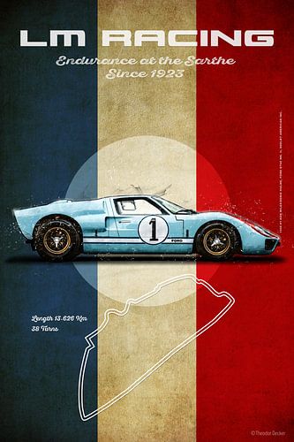LM Racing Ford GT40 Ken Miles