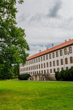 Paysage de parc à couper le souffle au château d'Elisabethenburg sur Oliver Hlavaty