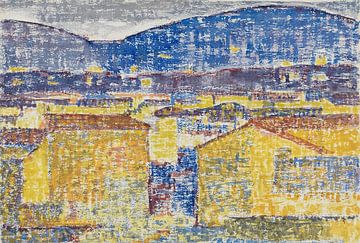 August Babberger - Uitzicht op Florence (1911) van Peter Balan
