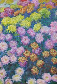 Massif de chrysanthèmes, Claude Monet