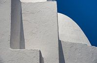 detail of white plastered house on Milos, Cyclades Islands, Greece by Jan Fritz thumbnail