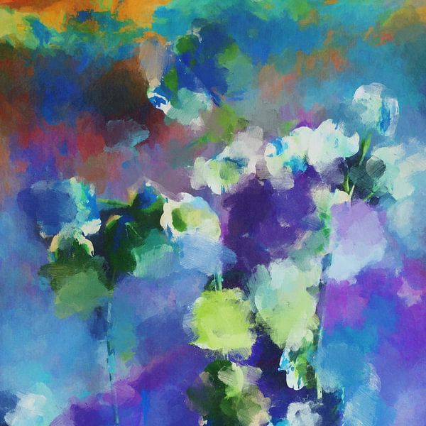 Autumn flowers by Angel Estevez